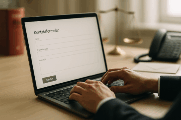 Unterschätzter Kommunikationskanal: Das Kontaktformular auf der Kanzleiwebsite